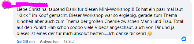 Bild 1 von Mini-Workshop: Werde die glücklichste & strahlendste Frau in der Geschichte Deiner Familie