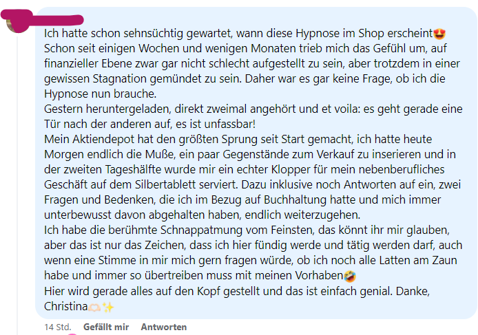 Bild 1 von Auf der Frequenz des Geldes - Magische YIN-Hypnose mit Musik - Einführungsangebot